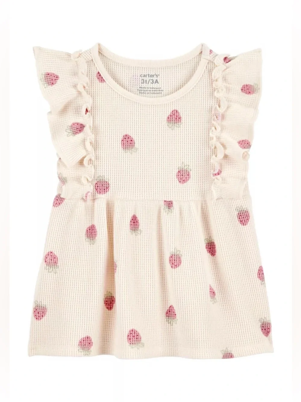 Carter's Toddler Girls Strawberry-Print Short-Sleeve Set - Picture 2 of 6